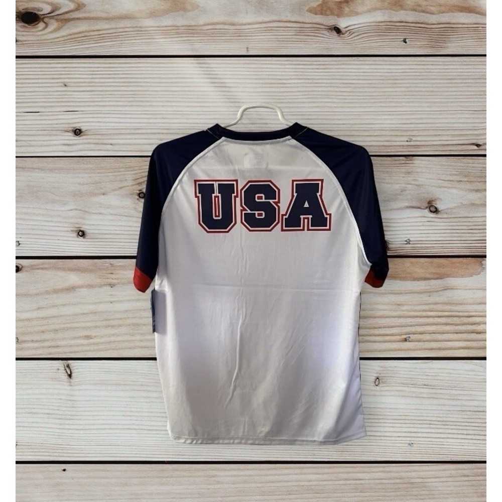 NWT USA Soccer Xcelsius Active Game Of The World Shirt Men's LARGE - Picture 2 of 7